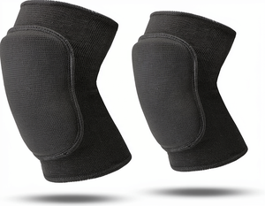Genouillères respirantes en tricot doux et épais pour le basketball, protection professionnelle, design unisexe à enfiler, utilisables en toutes saisons - Product Image 2