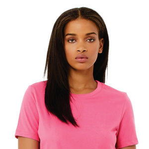 Airlume-Camiseta holgada de manga corta para mujer, Camiseta de algodón peinado y anillo de 32, 100% oz, rosa, 4,2 - Product Image 4
