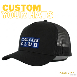 Casquette Trucker 5 Panneaux Personnalisée avec Logo, Fabrication Vietnamienne, Haute Qualité, Dos en Maille, Casquette de Baseball Structurée, Snapback Sport, Formelle, Pêche - Product Image 1