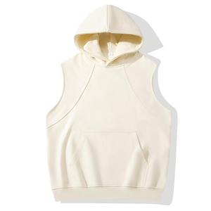 Sudadera con Estampado Personalizado, 500 g/m², Camisetas sin Mangas para Fisicoculturismo, Corte Muscular, Camiseta sin Mangas para Gimnasio, Sudadera con Capucha Personalizable - Product Image 1