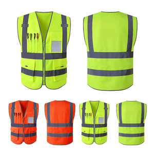 Chaleco de Seguridad Reflectante de Alta Visibilidad para Trabajadores de la Construcción, Ropa de Seguridad para Trabajadores de la Sanidad - Product Image 1