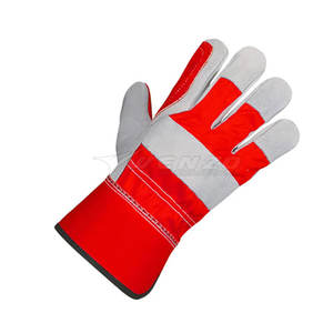 ถุงมือช่างหนังคุณภาพสูงลดแรงกระแทก ระบายอากาศได้ดี ทนทาน ผลิตตามสั่งสำหรับผู้ใหญ่ ลดราคาพิเศษ - Product Image 3