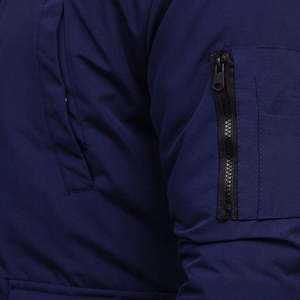 Abrigos largos de invierno para hombre, a prueba de agua, a prueba de viento, grueso, acolchado, de algodón, chaqueta para hombre, Parkas acolchadas, chaqueta extraíble con capucha - Product Image 6