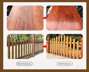 Waterborne Wood Wax <strong>Oil</strong> Furniture <strong>Finish</strong> Coating Natural Plant Based Wood Stain Clear <strong>Finish</strong> for Outdoor Wooden Furniture - Product Image 2