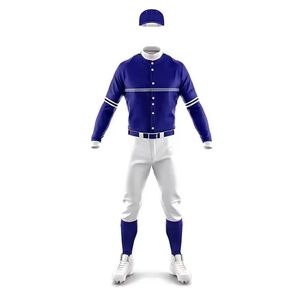 Uniformes Deportivos Personalizados de Alta Calidad para Todos los Equipos de Béisbol, Conjuntos de Camisetas de Béisbol y Sóftbol Lisas para Tallas Grandes, 100% Poliéster - Product Image 6