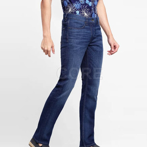 Nouvelle arrivée de pantalons slim en jean pour hommes avec logo personnalisé disponible en différentes couleurs de pantalons pour hommes - Product Image 2
