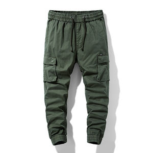 Pantalon de jogging pour hommes de haute qualité pantalon de survêtement personnalisé de qualité supérieure avec poches haut coton polyester motif droit lavage coloré - Product Image 4