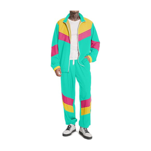 Nueva tendencia, ropa de calle de la mejor calidad, chándales cortavientos para hombre, trajes cortavientos de nailon con logotipo personalizado, chándales transpirables - Product Image 1