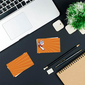 Tarjetas de Visita Personalizadas Esenciales para Pequeñas Empresas, 3.5 x 2 Pulgadas, Acabado Mate, Diseño de Motosierra - Product Image 5