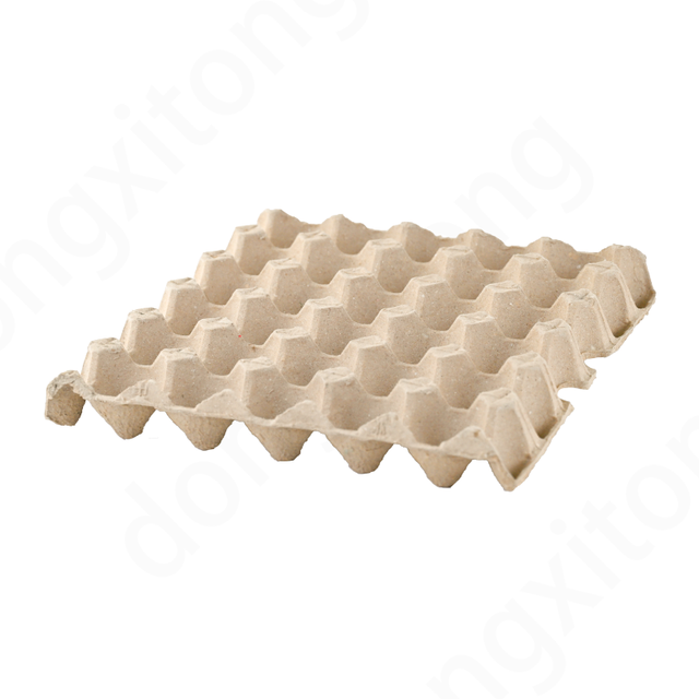 Biodegradable 30-Cell Egg Carton Eco-Friendly Paper Pulp Egg Tray and Storage Box Sustainable Plate and Bowl Product