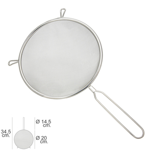 Passoire basique en acier inoxydable O/ 20 x 34,5 (H) cm. - Product Image 1