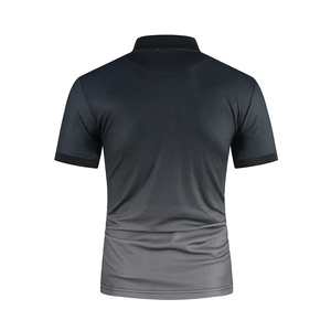 เสื้อยืดแขนสั้นผู้ชายสั่งทำขายส่ง ผ้าฝ้าย 100% ลายพื้นสีพื้น ตัดสี ลายพิมพ์ซับลิเมชั่นแบบซีดจาง ระบายอากาศได้ดี - Product Image 4
