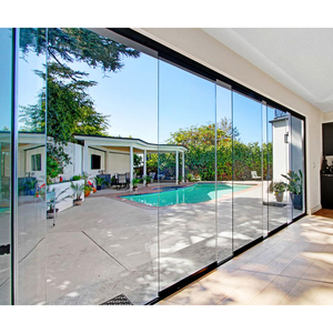 <span class=keywords><strong>Puertas</strong></span> Corredizas <span class=keywords><strong>de</strong></span> Vidrio Templado Aisladas para Patio, Modernas y <span class=keywords><strong>de</strong></span> Primera Calidad, Puerta Plegable sin Marco <span class=keywords><strong>de</strong></span> Aluminio Personalizada para Sala <span class=keywords><strong>de</strong></span> Estar - Product Image 2