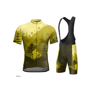 Lindo diseño nuevo estilo OEM ciclismo camisetas conjunto transpirable bicicleta desgaste sublimación impresión deporte desgaste ciclismo uniformes - Product Image 2