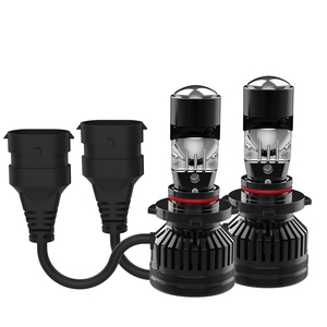 Ampoule LED 9005 9006 avec lentille de projecteur 100W Canbus 12000LM 12V Plug&Play H4 LED H7 H8 H11 Auto Bombillos LED 124V 48V pour voiture camion - Product Image 1