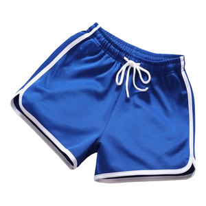 Bañador de playa de verano para hombre al por mayor, pantalones cortos de tabla de color sólido con cintura elástica, cintura media, secado rápido y transpirable - Product Image 4