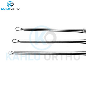 KAHLU ORTHOPEDIC-Ensemble de 3 curettes en acier inoxydable pour nettoyage des oreilles, source d'alimentation manuelle, produit personnalisable - Product Image 6
