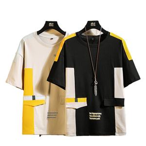 คุณภาพสูงแฟชั่นผ้าฝ้ายเสื้อแขนสั้นผู้ชายเสื้อยืด - Product Image 2