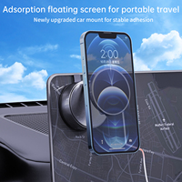 Support de téléphone magnétique pour voiture en alliage d'aluminium avec ventouse, compatible chargeur sans fil 15W, personnalisable OEM/ODM avec logo
