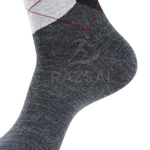 Chaussettes de sport décontractées pour hommes de haute qualité, en Spandex/Polyester, anti-odeur, séchage rapide, vente en gros directe usine - Product Image 5