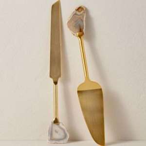 Lujoso Servidor de pasteles con mango de perlas con juego de cuchillos a juego perfecto para bodas, aniversarios y otras ocasiones elegantes - Product Image 6