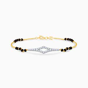 Gold Ruchira Mangalsutra Diamond <b>Bracelet</b> Elegant Category for Diamond <b>Bangles</b> - Product Image 3