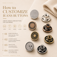 Bouton en alliage de zinc personnalisé Lianxu avec pierre de cristal en relief et diamant pour vêtements DIY