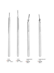 Manche de scalpel chirurgical à pointe ronde et courbée, manche de scalpel dentaire disponible avec des tailles personnalisées et des services OEM par Life Care Inst. - Product Image 4