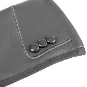 Gants en cuir souple de haute qualité, protection complète des doigts, style simple avec respirabilité pour un usage décontracté, gants d'hiver - Product Image 4