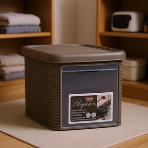 Stefanplast ELEGANCE Gris tourterelle 30022 Conteneur 5,5 L Bac de rangement en plastique au design élégant - Product Image 3