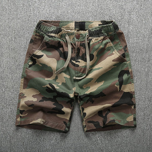 Short de combat décontracté à imprimé camouflage solide pour hommes séchage rapide respirant 100% coton polyester dernière mode en gros - Product Image 5
