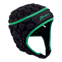 Casque de rugby double usage en nylon respirant avec fermeture auto-agrippante et 16-20 aérations pour le football et le scrum, unisexe, vente en gros