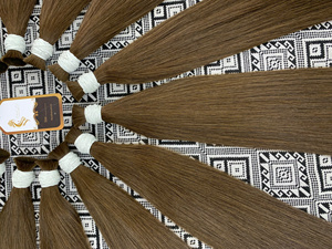 Monde Cheveux Vietnamien Vierge Droite Cheveux Humains 100g Extensions En Vrac Double Dessiné Pleines Extrémités Doux Lisse Texture Salons - Product Image 4