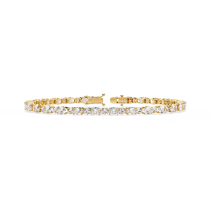 "18k <b>Gold</b> Lab Grown Diamond Bracelet-Elegant & Dazzling" - Product Image 3
