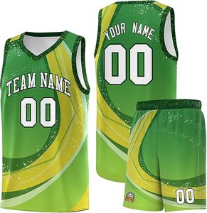 Uniformes de Baloncesto para Adultos de Alta Calidad, Personalizados por Sublimación, Cortos, 100% Poliéster, Antibacterianos, con Logotipo en Blanco, de Primera Categoría - Product Image 1