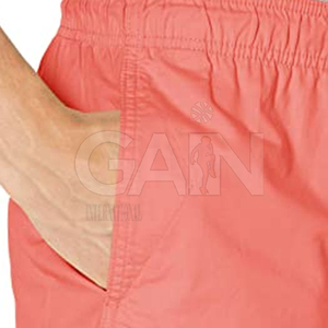 Shorts décontractés pour hommes en toile unie à taille mi-haute, coton/polyester, séchage rapide, respirants, nouveau style, vente chaude, faible MOQ - Product Image 6