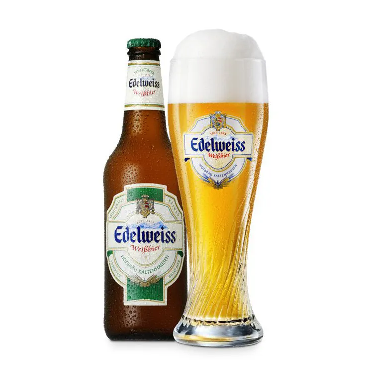 エーデルワイスエクストラメキシカンラガーインポートビール6パック12液量オンスガラス瓶4.6% ABV