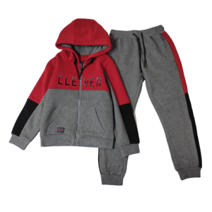 Vente en gros vêtements OEM survêtement pour enfants 2 ensembles de survêtements deux pièces pulls à capuche sweats survêtement de jogging survêtement pour enfants - Product Image 2