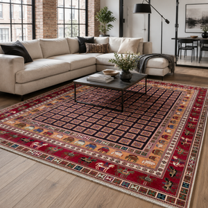 <b>Rug</b> Weavers RW7131 Veramin Indigo Traditional Washable <b>Rug</b> Dropshipping Wholesale Washable Chenille 10 Sizes - Product Image 3