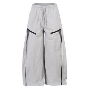 เสื้อแจ็คเก็ตกันลมไนลอนแบบยูนิเซ็กซ์ หลายกระเป๋า ทรงปกติ กางเกงไนลอนทรงเข้ารูป แห้งเร็ว ทรงหลวม - Product Image 2