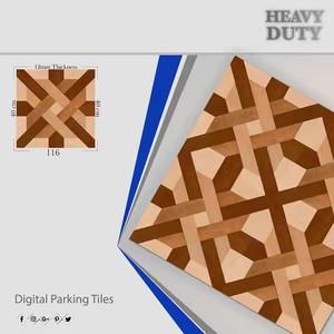 Disponible en stock Carrelages de sol de stationnement numérique en porcelaine émaillée 16x16 40x40cm 400x400mm du grossiste de la salle d'exposition de la société - Product Image 4