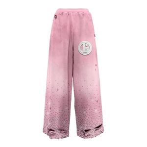 กางเกงกีฬาปี 2026 ขายส่ง กางเกงวอร์มประดับเพชร คุณภาพสูง พรีเมียม รับผลิตตามสั่ง MOQ ต่ำ - Product Image 2