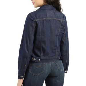 Vestes en jean bleues pour femmes sur mesure, boutons, écologiques, de haute qualité, coupe ample, vêtements d'extérieur décontractés, fournisseurs en gros 2026 - Product Image 5