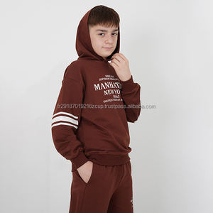 Vente en gros Ensemble de survêtements à deux fils en tissu imprimé de haute qualité pour garçons de Turquie pour enfants - Product Image 4