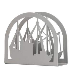 Nautical Design Stainless Steel <b>Napkin</b> Holder Stylish Durable and Perfect for Home or Office Decor Keeps <b>Napkins</b> and Organized - Product Image 1