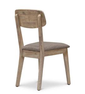 Wooden <b>chair</b> Midcentury Design Solid Wood Dining <b>Chair</b> with Velvet or <b>Linen</b> Seat Cushion for Home or Hotel Use - Product Image 3