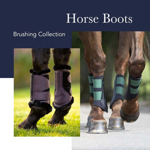 Botas de caballo de alta calidad, fabricante de cepillado 2025, botas de cepillado de caballo marrón de alta calidad - Product Image 3