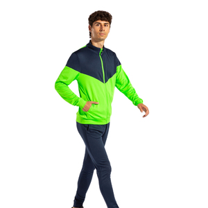 Chándal de diseño sencillo con cremallera de poliéster y algodón liso al por mayor, conjunto de 2 uds hecho en Pakistán, chándal cómodo de la mejor calidad para hombre - Product Image 1