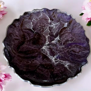 Bandeja de Resina Moderna y Elegante para Servir, Decorativa para Cocina, Comedor y Hogares de Lujo Tradebyd - Product Image 1