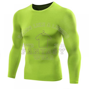 เสื้อรัดรูปพิมพ์ลาย2026ระดับพรีเมี่ยมสำหรับผู้ชายเสื้อฝึกแบบซับลิเมชันผ่านการรับรอง CE ISO - Product Image 1